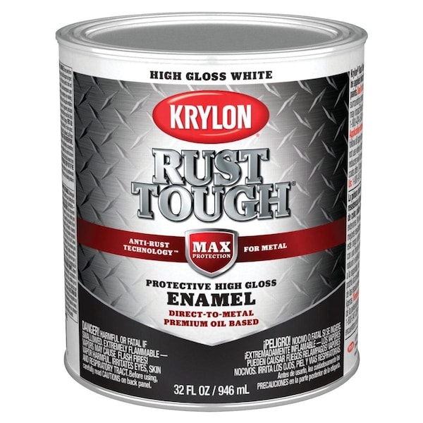 Krylon White, Gloss, Oil, 32 oz K09704008 - main